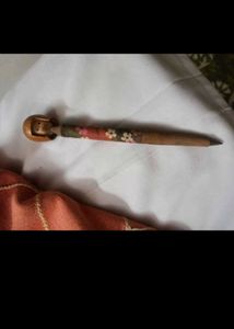vintage kokeshi doll pen (collectible)