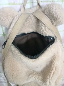 Cute Teddy Bear Fluffy Backpack