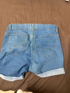 flipkart denim shorts medium size