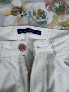 White High-Waisted Skinny Jeans Brand New