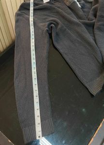 Men's Black Half-Zip Pullover Sweater