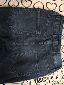 black bootcut jeans