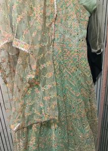 Elegant Embroidered Ethnic Gown