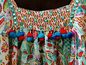 Bohemian Print Tassel Kurta