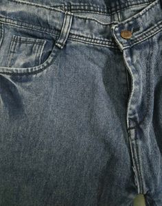 Blue Denim Straight-Fit Jeans for Women