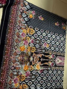 Navy Blue Pakistani  Dress Material