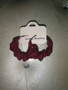 Scrunchies Hoop Earrings 100 Rs. Each
