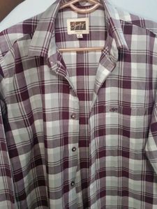 "Sparky premium" Men's Plaid Long Sleeve Shirt.