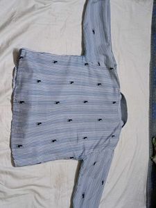 Blue Stripped Off'ice shirt
