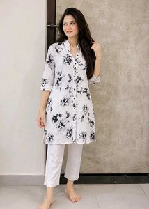 Floral Print kurta