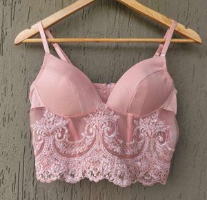 Beautiful ReVamped Lace Corset Top