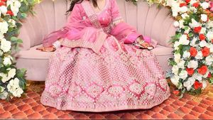 Stunning princess Embroidered Lehenga 💝