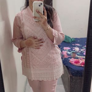 Hand Embroidered Kurta