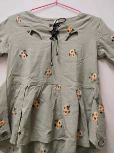Floral Embroidered Top