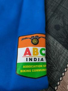Blue T-Shirt with "ABC INDIA" Print