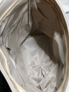 Unique Elephant Embossed Cream Shoulder Bag PREMIU