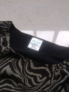 Stylish Zebra Print Blouse