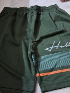 Men's Casual Green Shorts