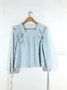 Light Blue Casual Top(Women’s)