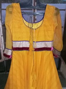 Beautiful Yellow Ethnic Gown