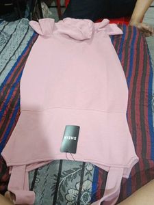Chic Pink Sleeveless Mini Dress