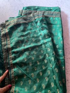 Emerald Green Paisley Dupatta
