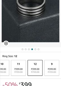 Stainless Steel Ring For Men And Boys