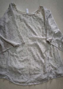 Elegant Pearl Embellished Top