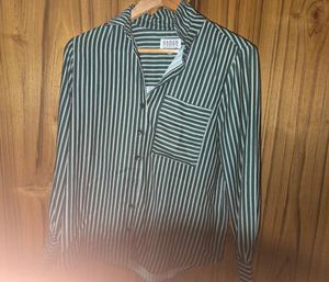 Karen Millen Striped Button-Down Shirt