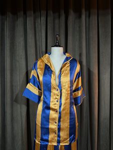 Stylish Striped silk co-ord set