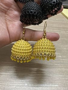 unused Jhumka Earrings Set