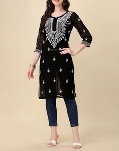 Elegant Black Kurta