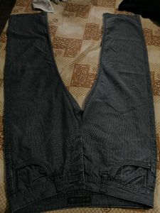 Cotton straight pants