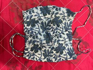 green backless ethnic top