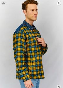 Vintage Diesel Flannel Denim Jacket