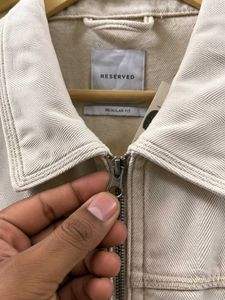Premium Denim Harrington Jacket