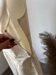 Elegant Cream Sleeveless Dress