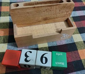 Wooden Perpetual Calendar