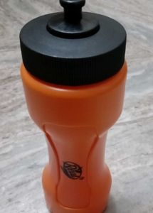 Orange "Greetings" Water Bottle