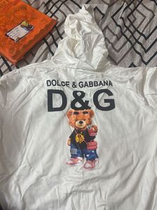 D&amp;G White Graphic Tee