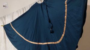rama  Blue Lehenga Choli Set