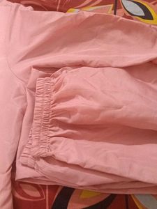 Embroidered Pink Kurta