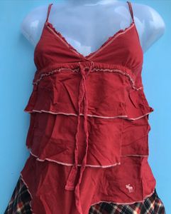 Cute Red Cami Top