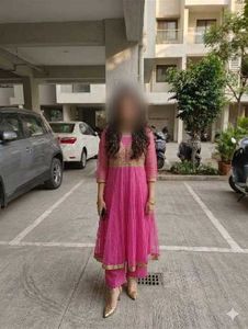 Stylish Pink Kurta Set