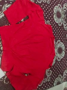 Vibrant Red Ethnic Kurta