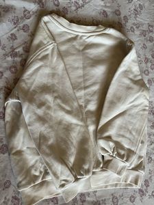 Cream Stitch &amp; Angel Sweatshirt