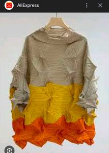 Unique Pleated Top