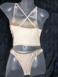 Off-White🤎 Two Piece🤎 Bikini Set