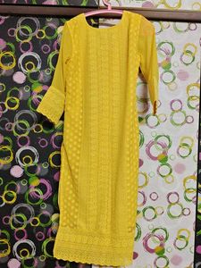 yellow kurti