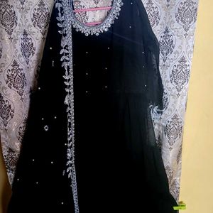 Elegant Black Ethnic Gown